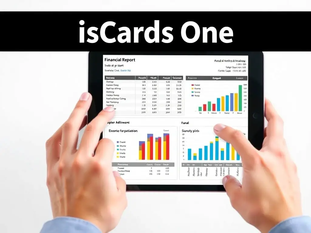 A detailed report generated by IcsCards One, displaying expense breakdowns, budget adherence, and financial insights for school administrators.